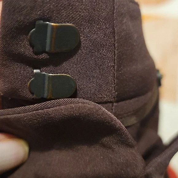 MM LAFLEUR Elegant Brown Women's The Pippa Pant Cropped Wide SZ 6 - Picture 8 of 8